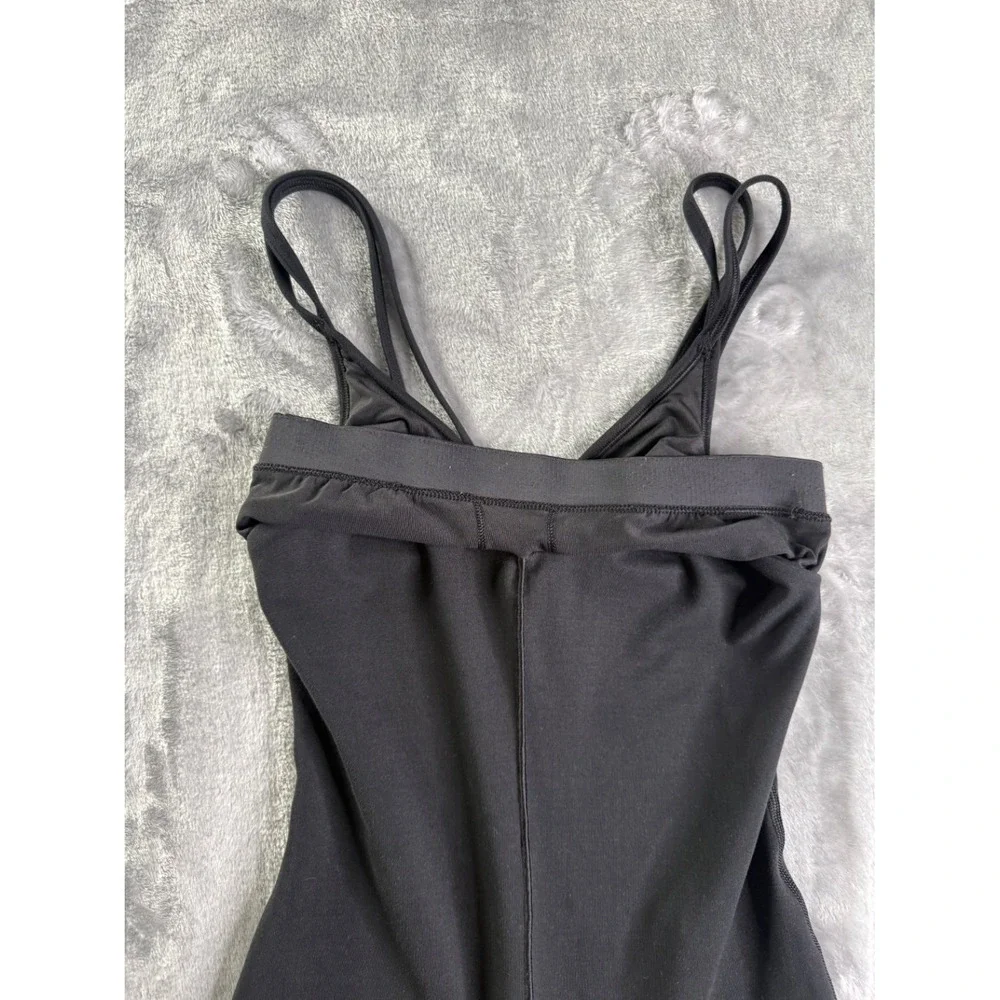 Alo Yoga Alosoft Suns Out Romper Black XXS Athletic Bodysuit W8137R